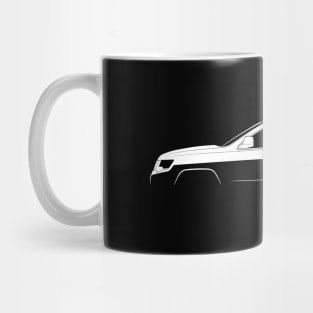 Jeep Grand Cherokee Trackhawk (WK2) Silhouette Mug